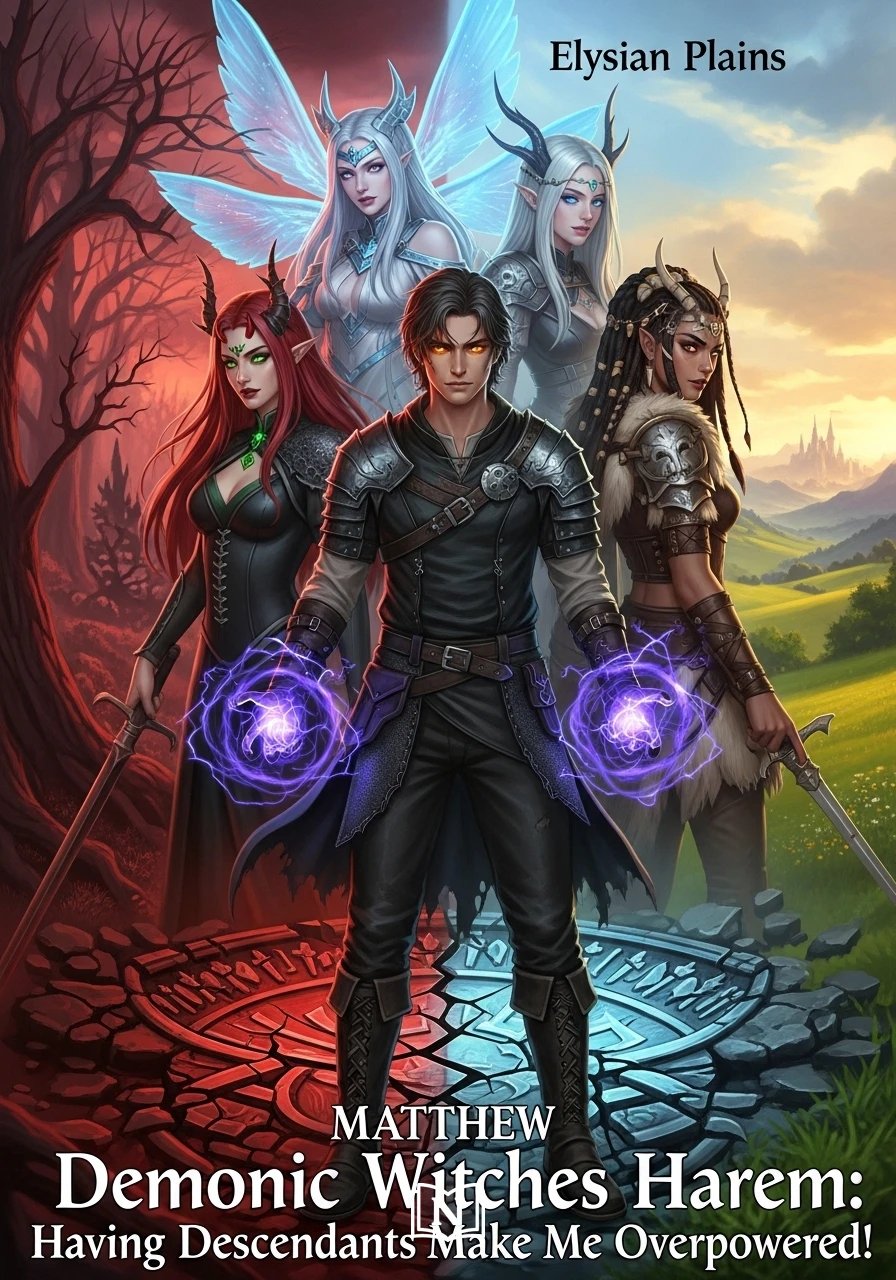 Cover of Demonic Witches Harem: Having Descendants Make Me Overpowered! Novel