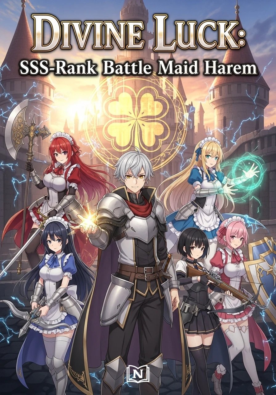 Cover of Divine Luck: SSS-Rank Battle Maid Harem Novel
