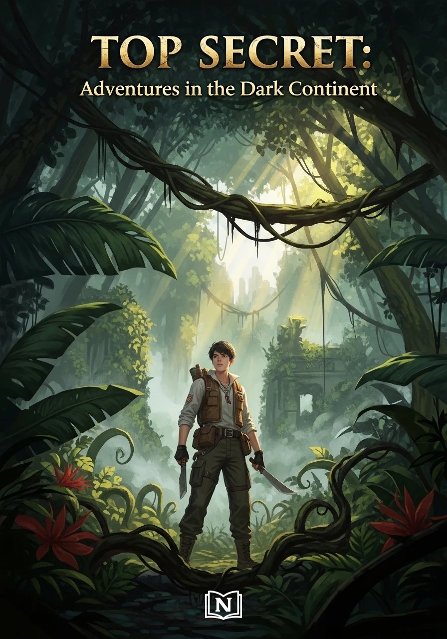 Cover of TOP SECRET: Adventures in the Dark Continent Novel